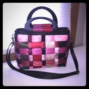 Harveys Seatbelt Margot Tough Love Pink Handbag